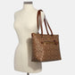 Coach Gallery Tote In Signature Canvas (Brown)