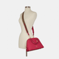 Coach Katy Satchel With Signature Canvas Detail