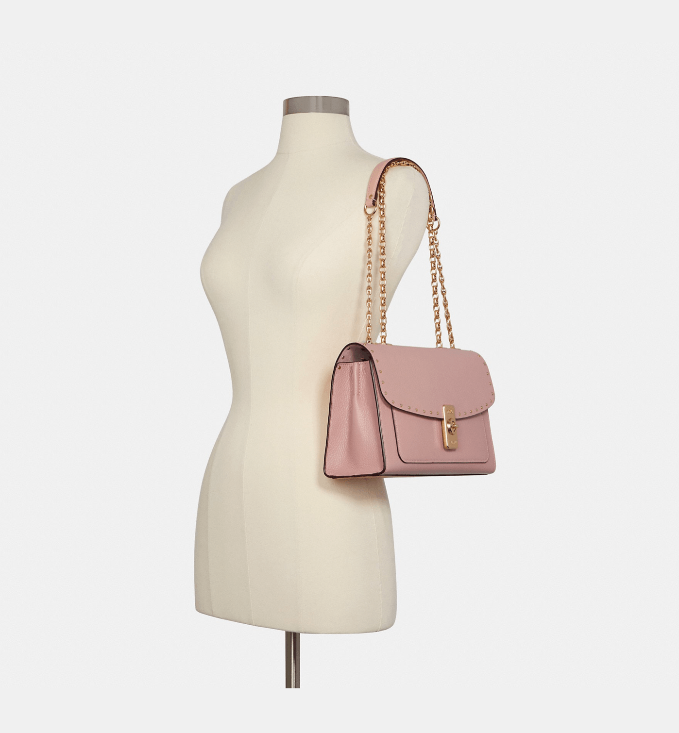 Coach Lane Shoulder Bag With Rivets