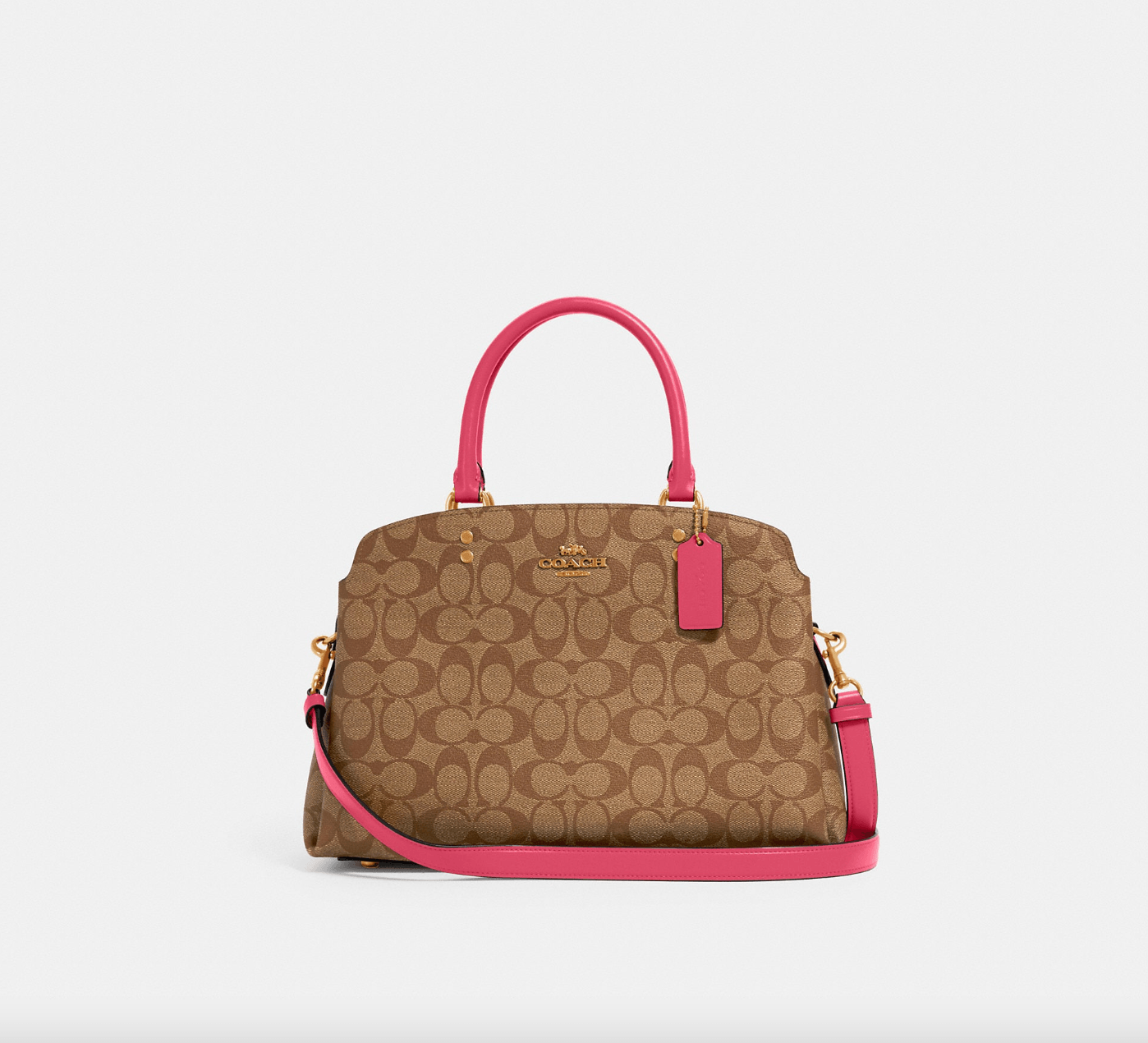 Coach Lillie Carryall In Signature Canvas