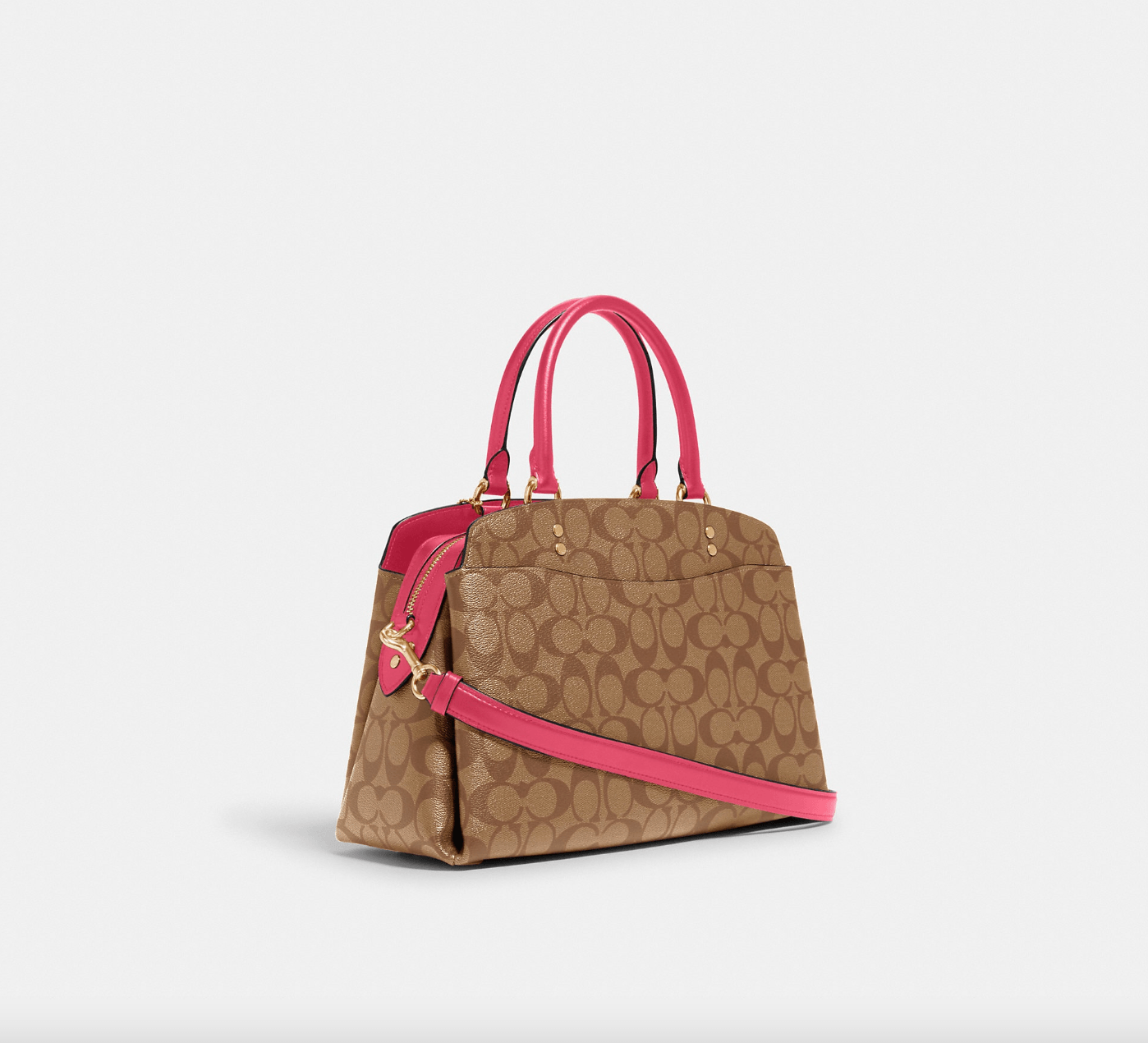 Coach Lillie Carryall In Signature Canvas