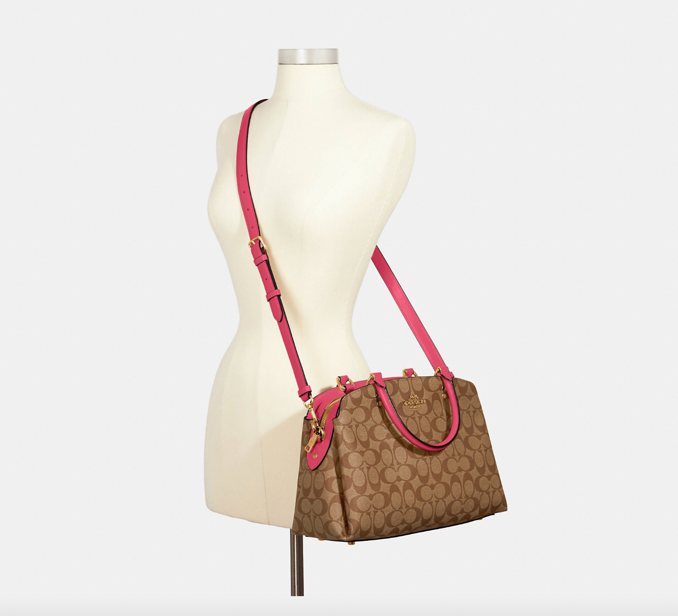 Coach Lillie Carryall In Signature Canvas