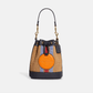 Coach Mini Dempsey Bucket Bag With Coach Patch