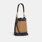 Coach Mini Dempsey Bucket Bag With Coach Patch