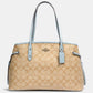 Coach PVC Drawstring Tote Bag Light Khaki