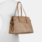 Coach PVC Drawstring Tote Bag Light Khaki
