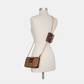 Coach Poppy Crossbody With Card Case In Signature Canvas With Disco Star Print