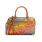 Coach Rowan Satchel In Rainbow Signature Canvas