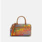 Coach Rowan Satchel In Rainbow Signature Canvas
