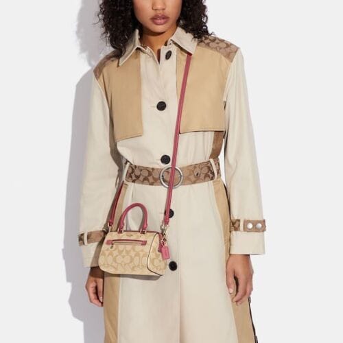 Coach Mini Rowan Crossbody In Signature Canvas