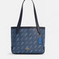 Coach Tote 27 With Horse And Carriage Dot Print