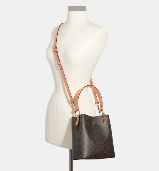 Coach Town Bucket Bag In Signature Canvas