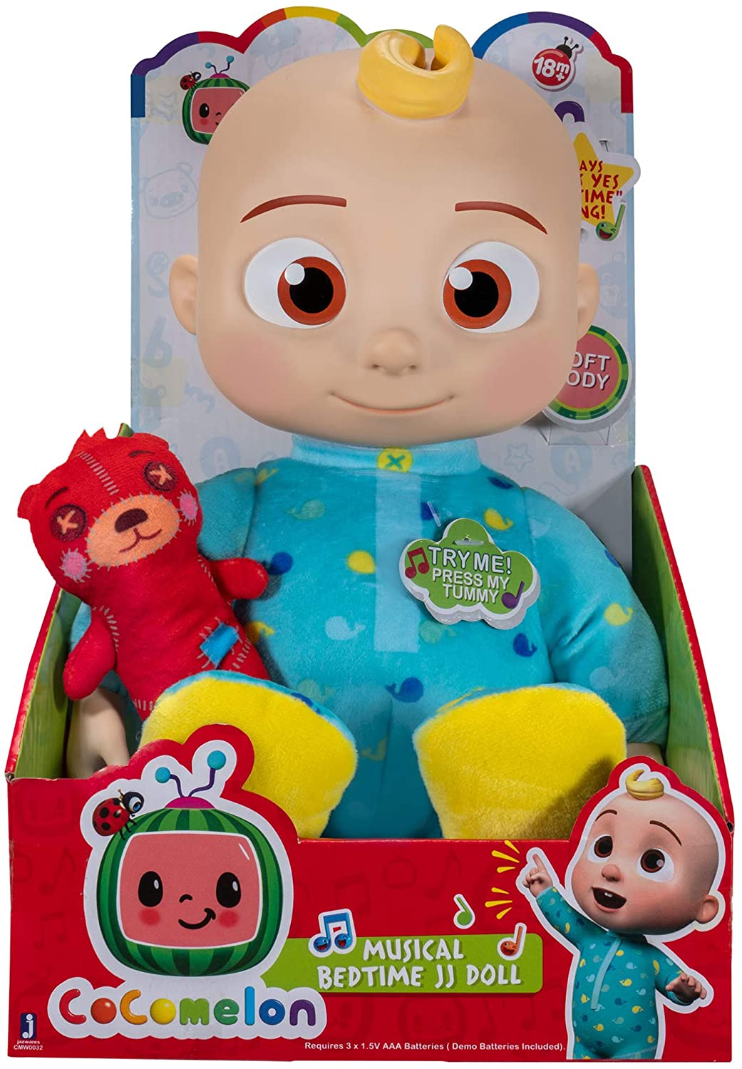 Cocomelon JJ Doll Bedtime Musical