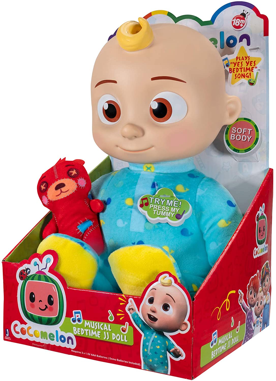 Cocomelon JJ Doll Bedtime Musical