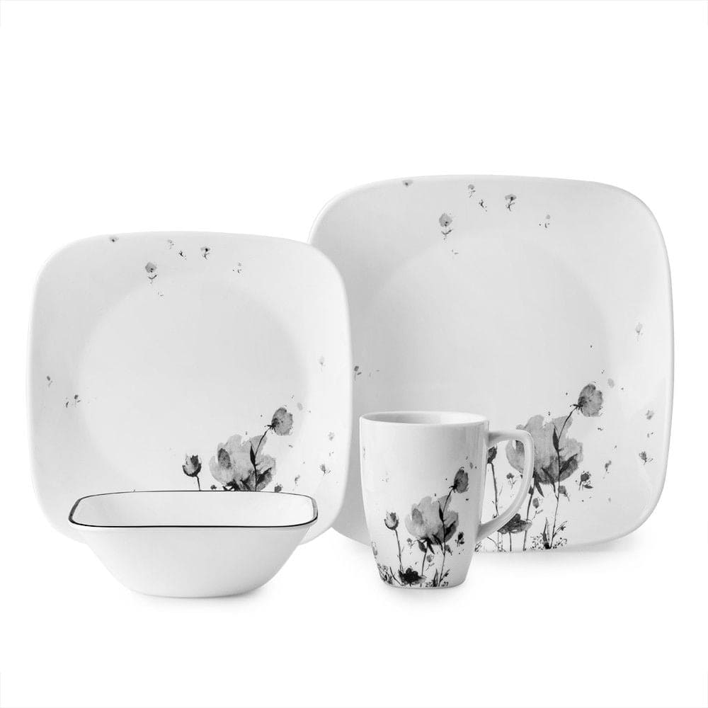 Corelle Studio Fleurs De Soir 16-Piece Dinnerware Set