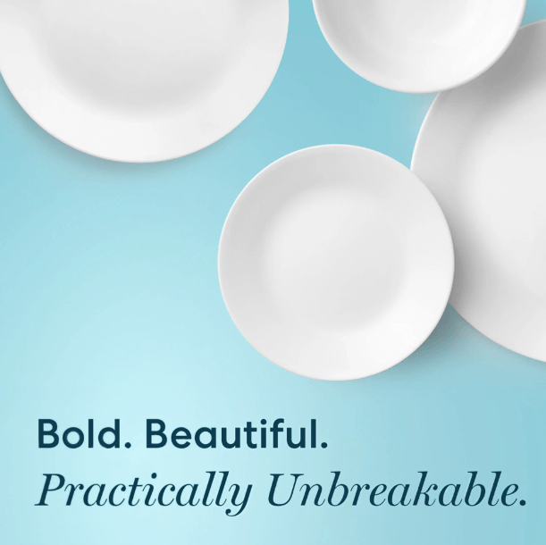 Corelle® Winter Frost White, 12 Piece, Dinnerware Set