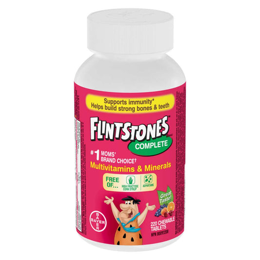 Flintstones Complete Multivitamins, 220 Chewable Tablets