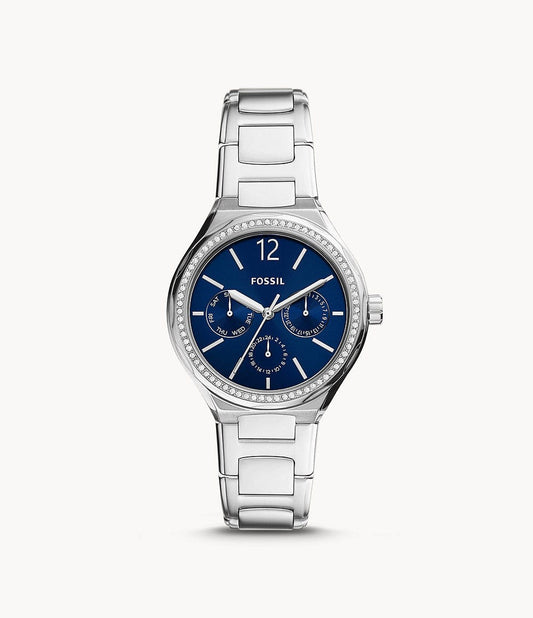 Fossil Eevie Multifunction Silver Stainless Steel Watch