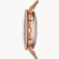Fossil Hybrid Smartwatch Cameron Rose Gold-Tone Stainless Steel