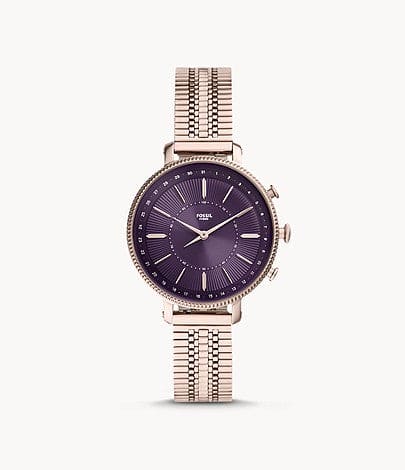 Fossil Hybrid Smartwatch Cameron Pastel Pink Stainless Steel
