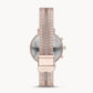 Fossil Hybrid Smartwatch Cameron Pastel Pink Stainless Steel