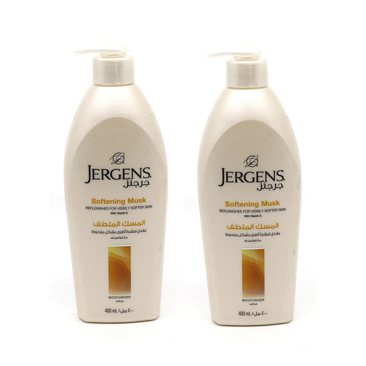 JERGENS®  Softening Musk Dry Skin Moisturizer (2x400ml)