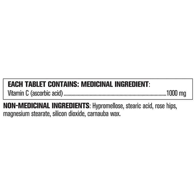 Kirkland Signature Timed Release Vitamin C 1000 mg - 500 Tablets