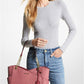 Michael Kors Jet Set Large Logo Shoulder Bag (Berry Multi)