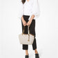 Michael Kors Jet Set Large Logo Tote (Vanilla)