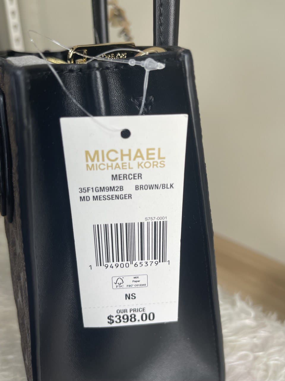 Michael Kors Mercer MD Messenger - Brown/Blk