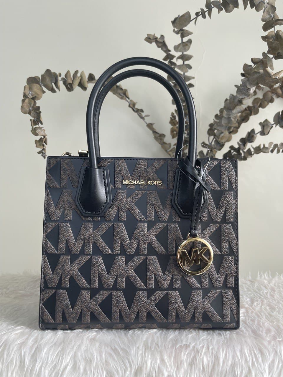 Michael Kors Mercer MD Messenger - Brown/Blk