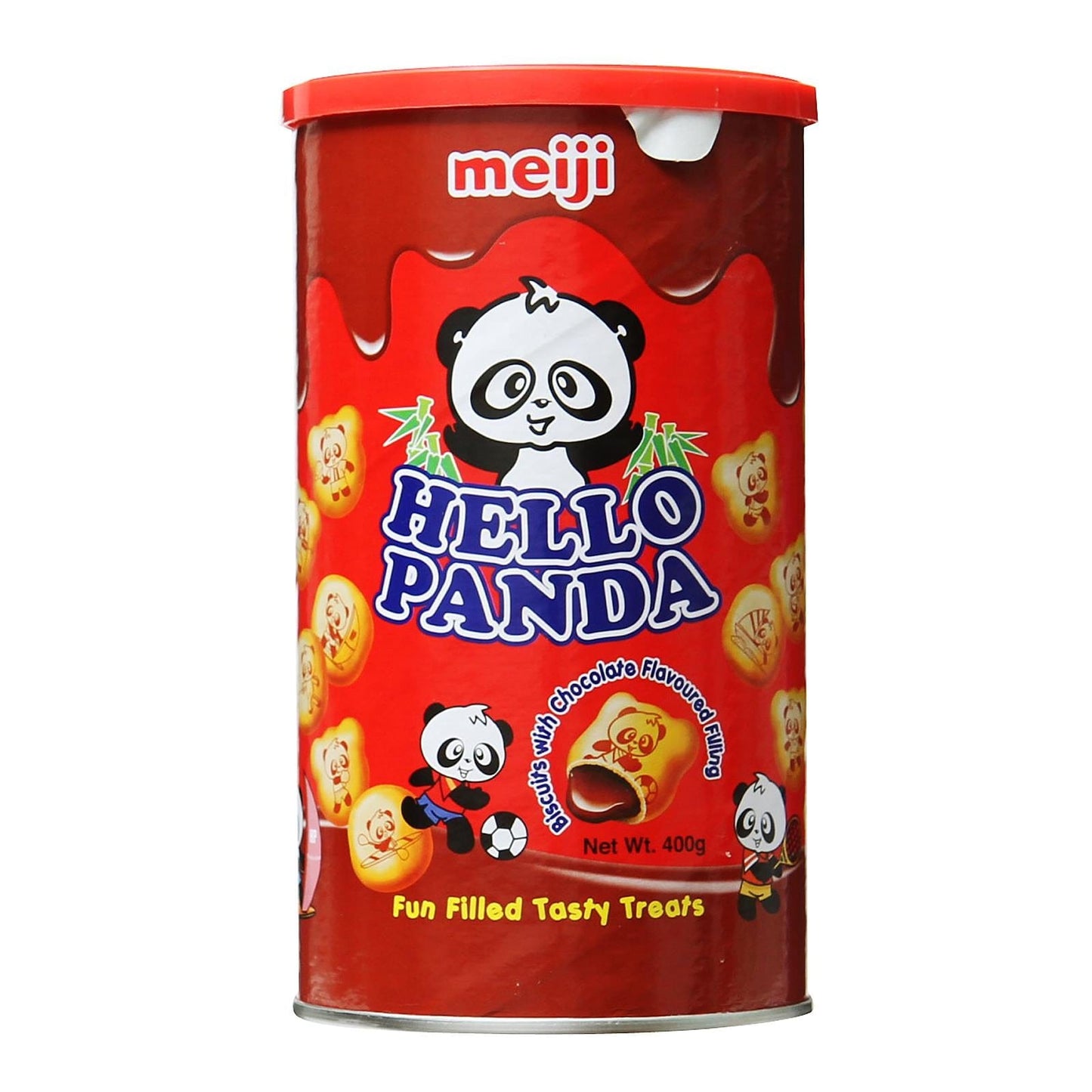 Meiji Hello Panda Biscuits With Chocolate Flavoured Filling 400g