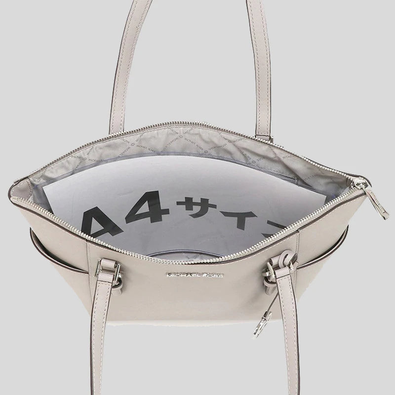 Michael Kors Charlotte Tote Pearl Grey