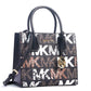 Michael Kors Mercer Medium Messenger Signature Black Multi
