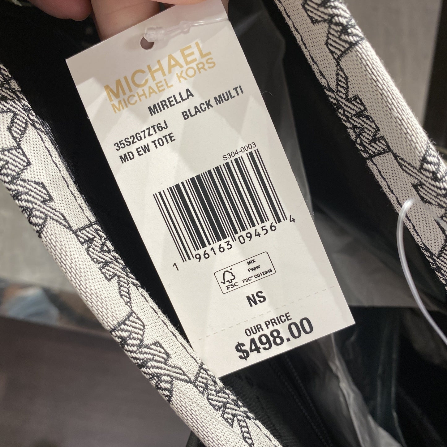 Michael Kors Mirella Black/Multi Medium