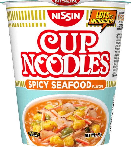 Nissin Cup Noodles Spicy Seafood (Singapore)