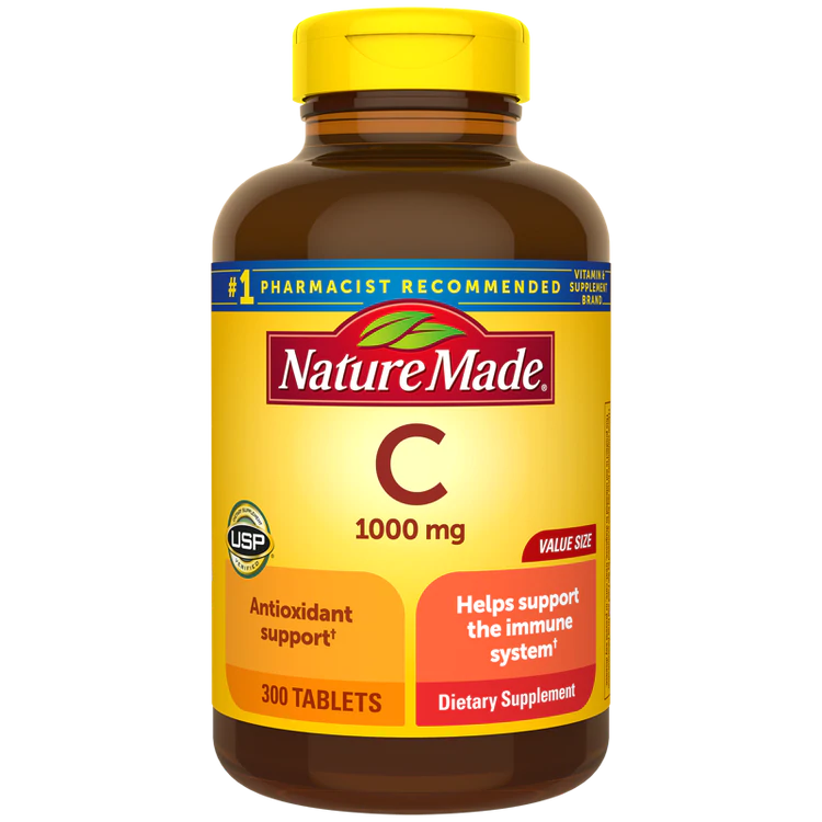 Nature Made Vitamin C 1000mg, 300 Tablets
