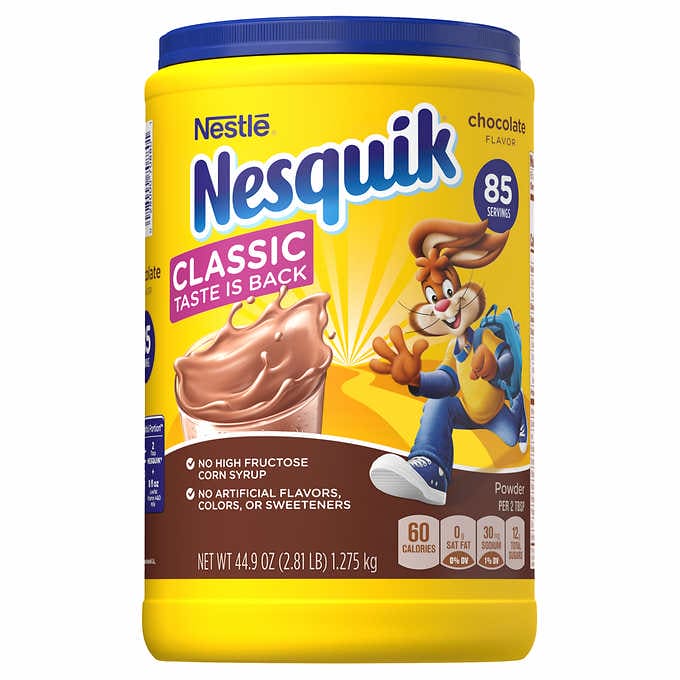 Nestle Nesquik Chocolate Drink Mix, 2.81 lbs