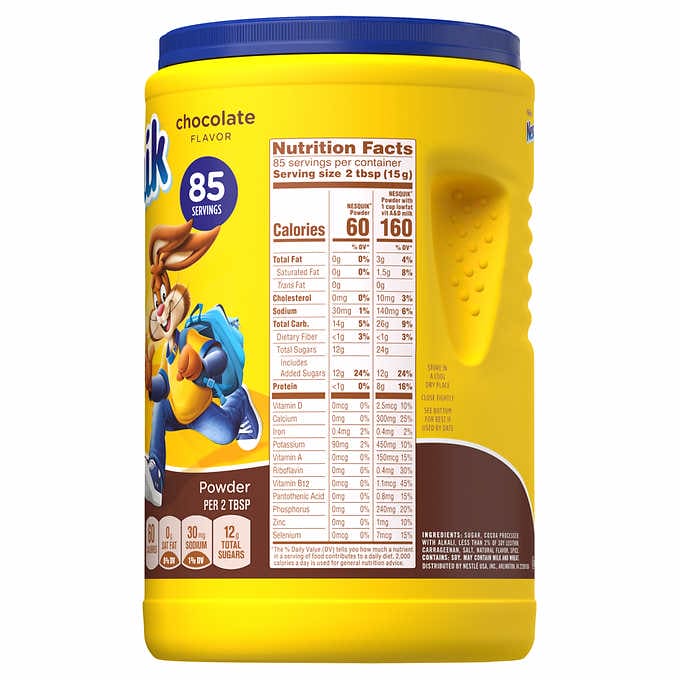 Nestle Nesquik Chocolate Drink Mix, 2.81 lbs
