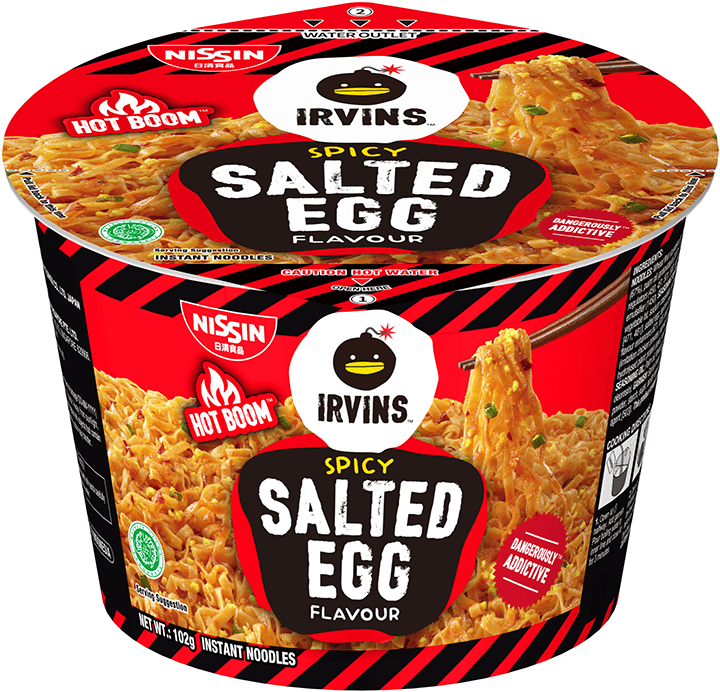 Nissin Irvins Bowl Spicy Salted Egg