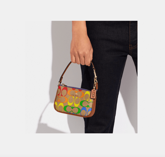 Coach Jes Crossbody in Signature Canvas With Kaffe Fassett Print