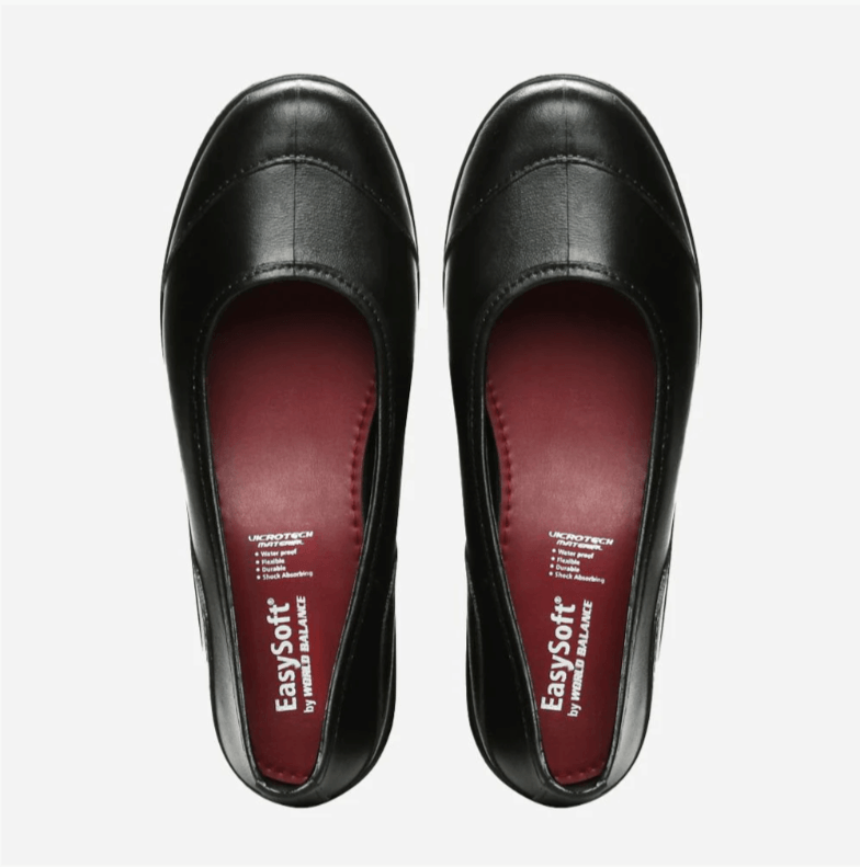Easy Soft Ladies Sasha Ballet Flats by World Balance