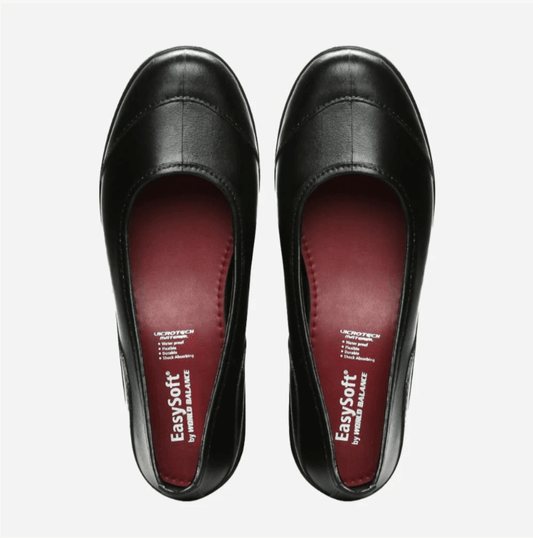 Easy Soft Ladies Sasha Ballet Flats by World Balance