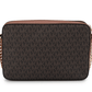 Michael Kors Jet Set Crossbody - Mono Brown