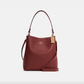 Coach Town Bucket Bag With Stripe Signature Canvas Interior