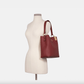 Coach Town Bucket Bag With Stripe Signature Canvas Interior