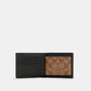 3 In 1 Wallet In Signature Canvas With Coach Radial Rainbow