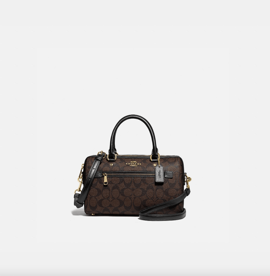 Coach Rowan Satchel In Signature Canvas