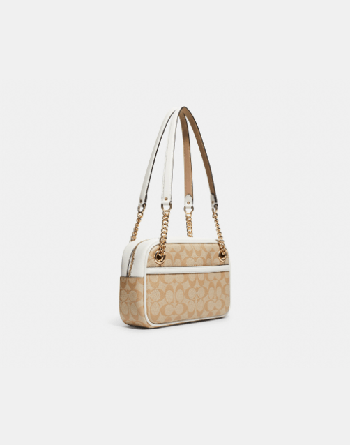 Coach Cammie Chain Shoulder Bag In Signature Canvas