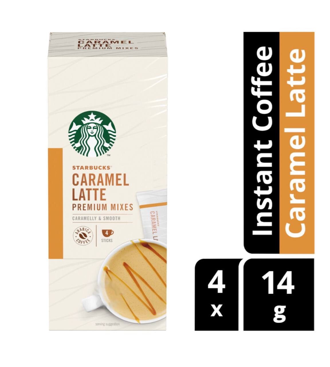 Starbucks® Caramel Latte Premium Instant Coffee